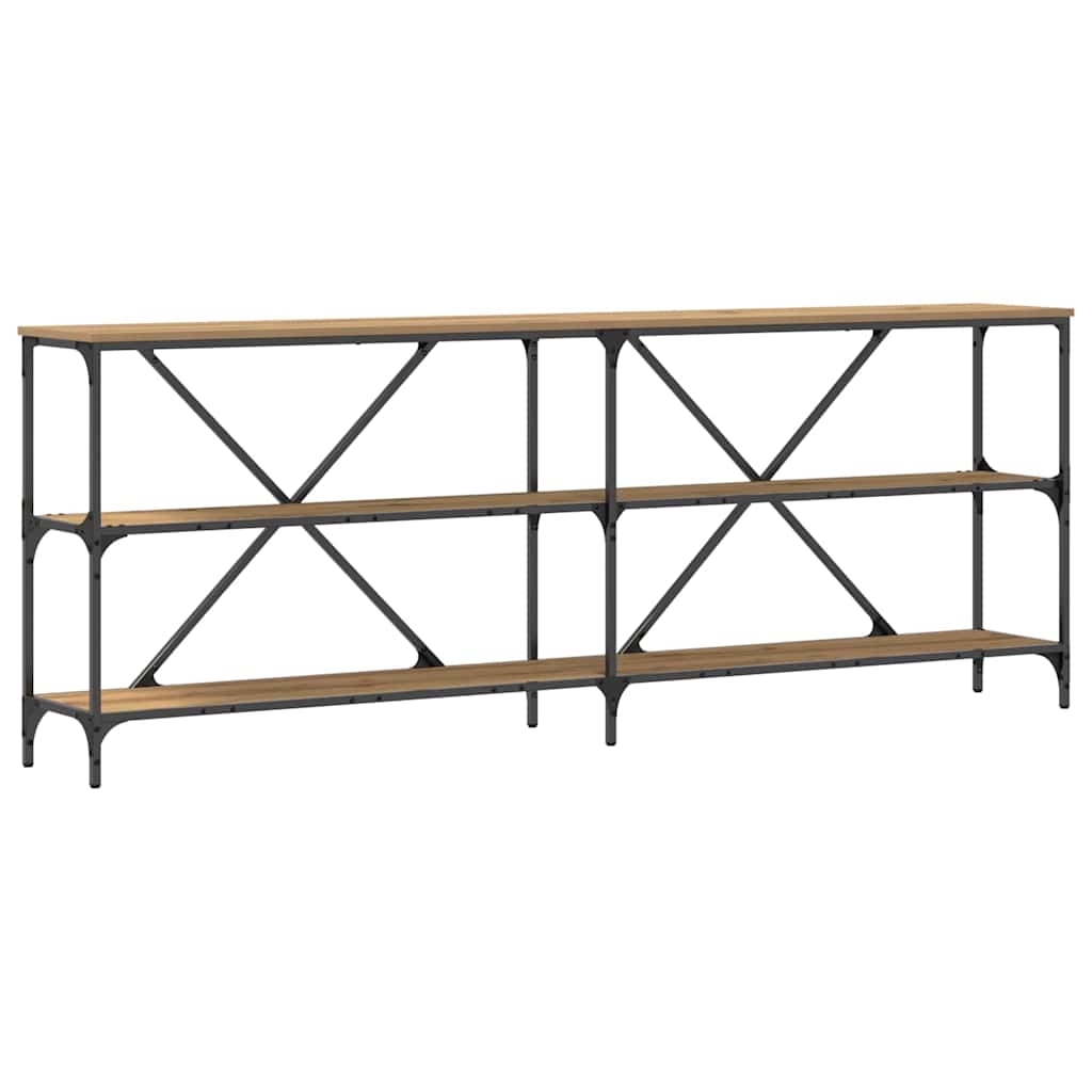 Tavolo consolle Rovere Artigianale 200 x 30 x 75 cm