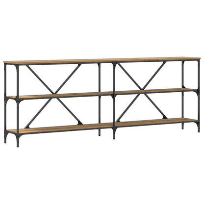 Tavolo consolle Rovere Artigianale 200 x 30 x 75 cm