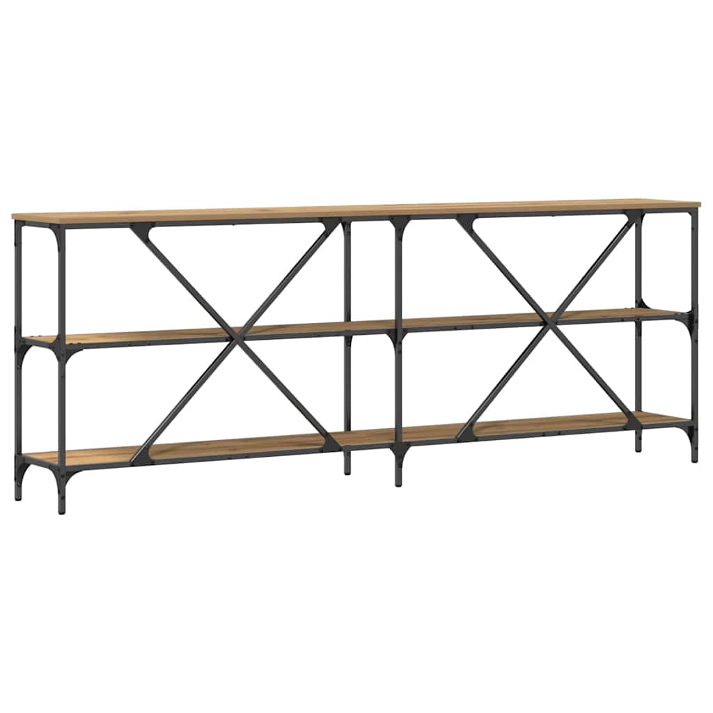 Tavolo consolle Rovere Artigianale 200 x 30 x 75 cm