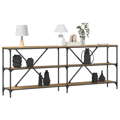 Tavolo consolle Rovere Artigianale 200 x 30 x 75 cm