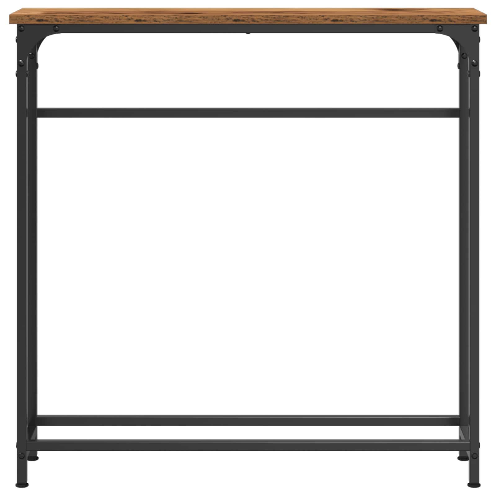Tavolo consolle con lo scaffale Legno vecchio 75 x 19,5 x 75 cm | homemem39