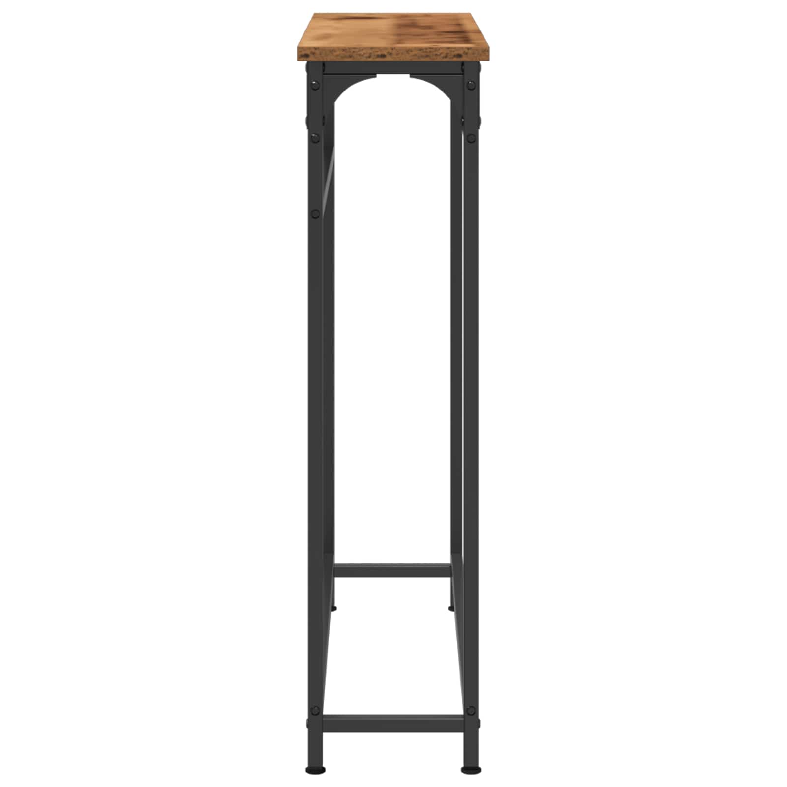 Tavolo consolle con lo scaffale Legno vecchio 75 x 19,5 x 75 cm | homemem39