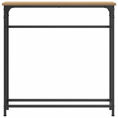 Tavolo consolle Rovere artigianale 75 x 19,5 x 75 cm | homemem39