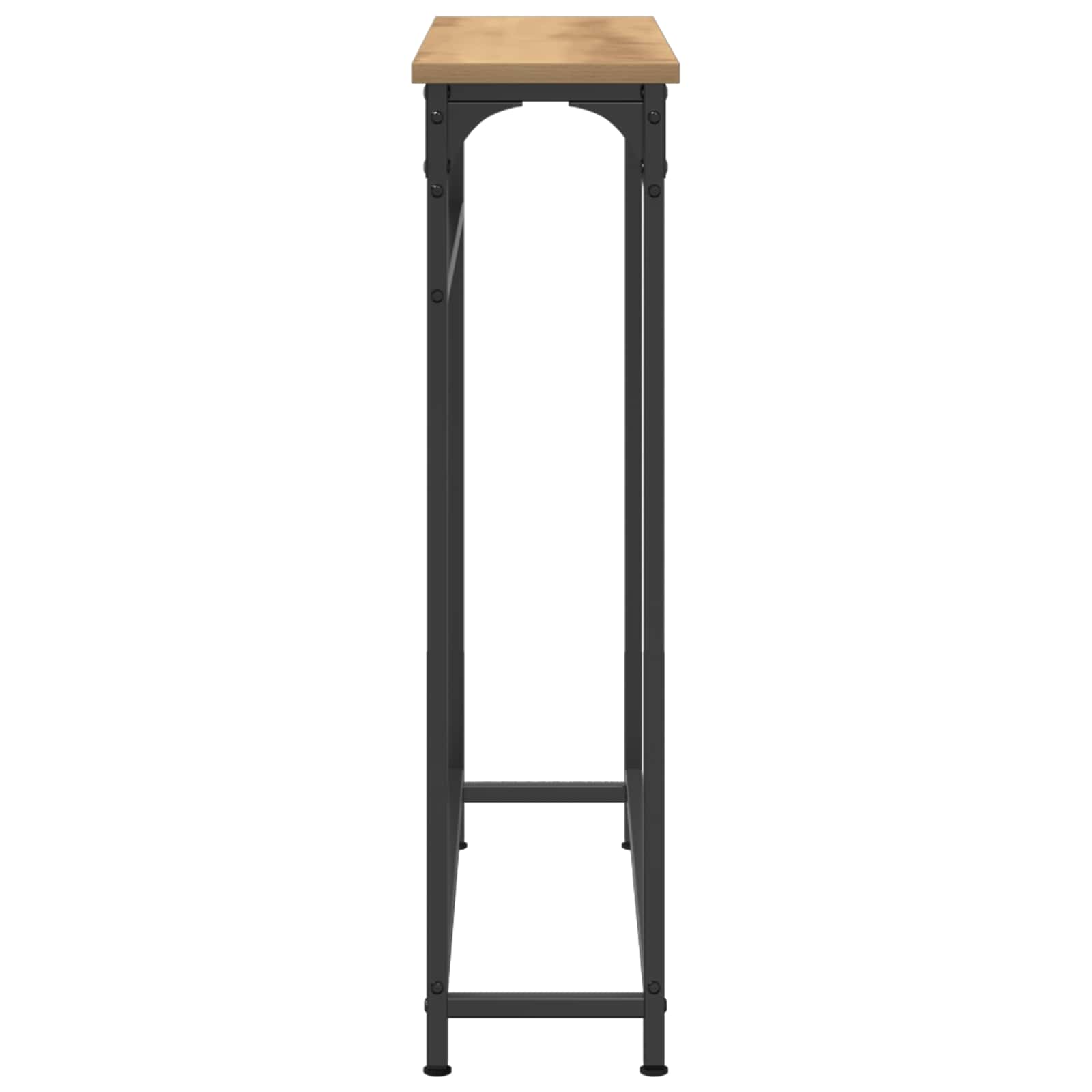 Tavolo consolle Rovere artigianale 75 x 19,5 x 75 cm | homemem39