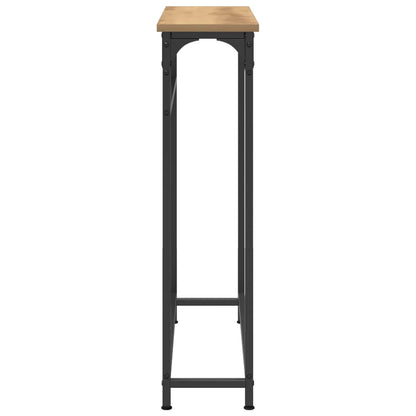Tavolo consolle Rovere artigianale 75 x 19,5 x 75 cm | homemem39