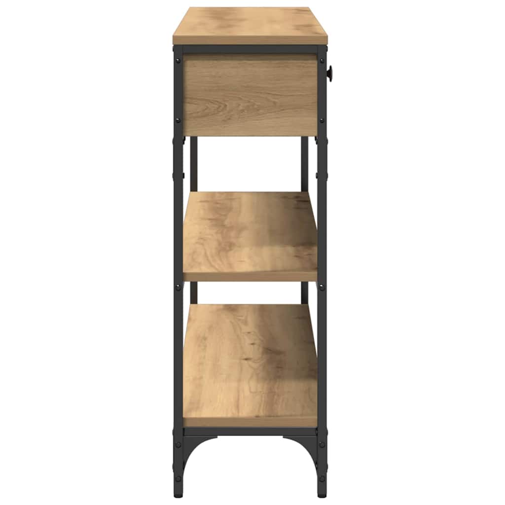Tavolo consolle Rovere artigianale 72.5 x 25 x 75 cm