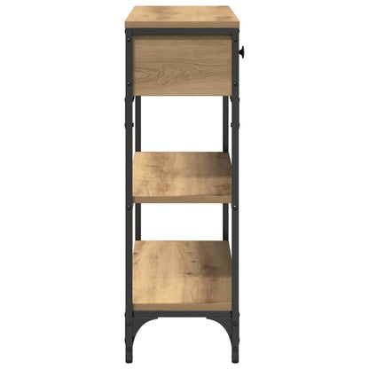 Tavolo consolle Rovere artigianale 72.5 x 25 x 75 cm