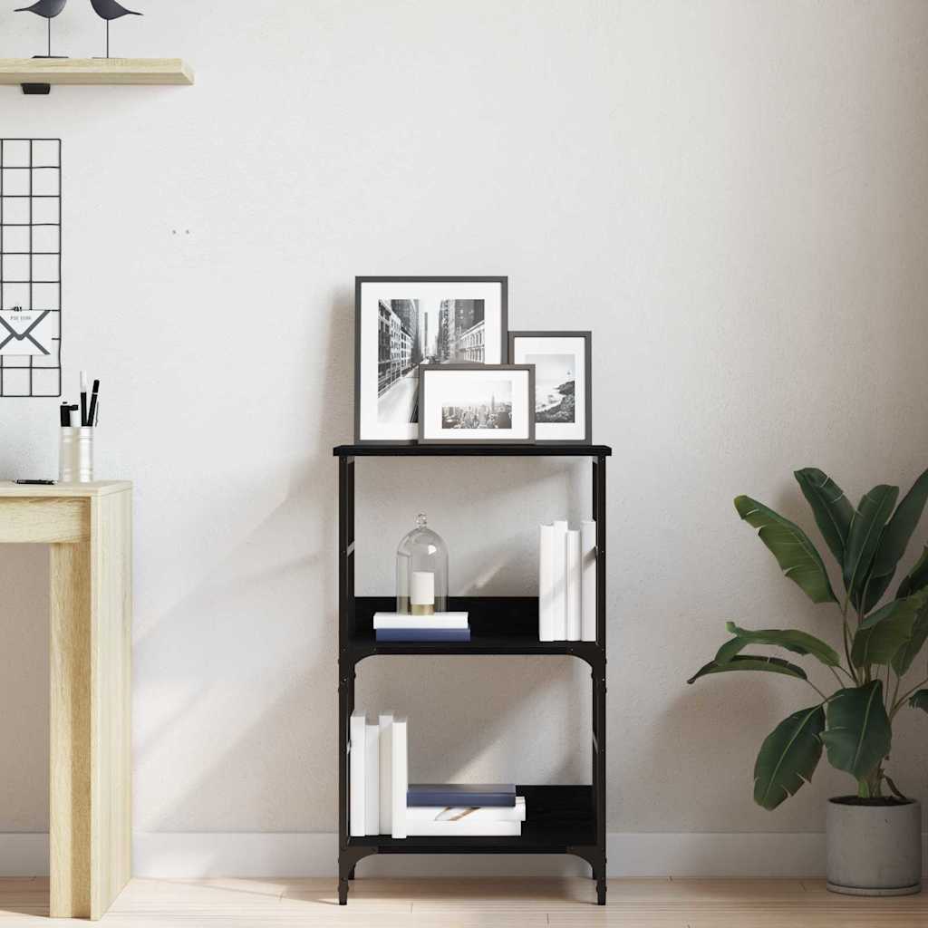 Libreria Rovere Nero 50 x 33 x 82 cm Legno multistrato | homemem39