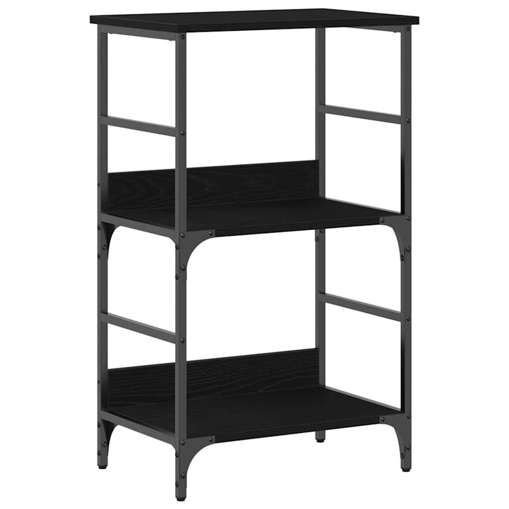 Libreria Rovere Nero 50 x 33 x 82 cm Legno multistrato | homemem39