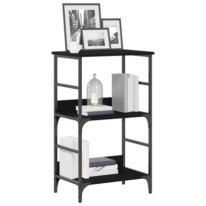 Libreria Rovere Nero 50 x 33 x 82 cm Legno multistrato | homemem39