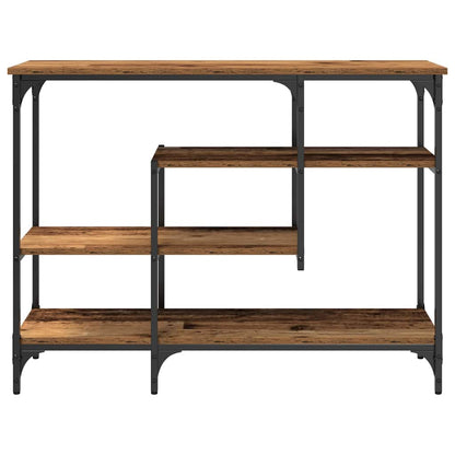 Tavolo Console con lo scaffale Legno vecchio 100 x 35 x 75 cm
