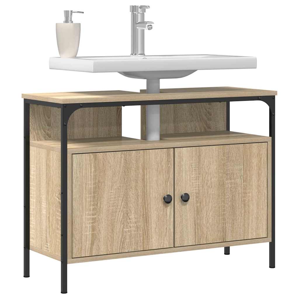 Armadio per Lavabo da Bagno Marrone 80 x 30 x 60 cm | homemem39