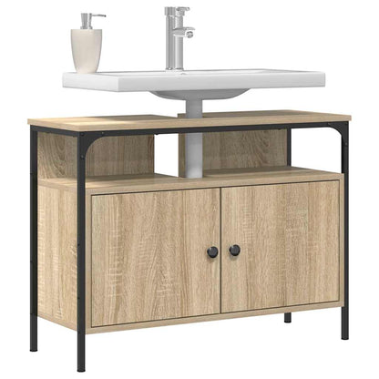 Armadio per Lavabo da Bagno Marrone 80 x 30 x 60 cm | homemem39