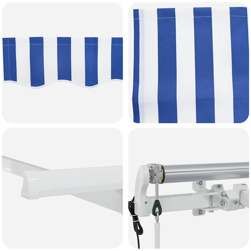Tenda Retrattile Blu 250 x 200 cm Tessuto | homemem39