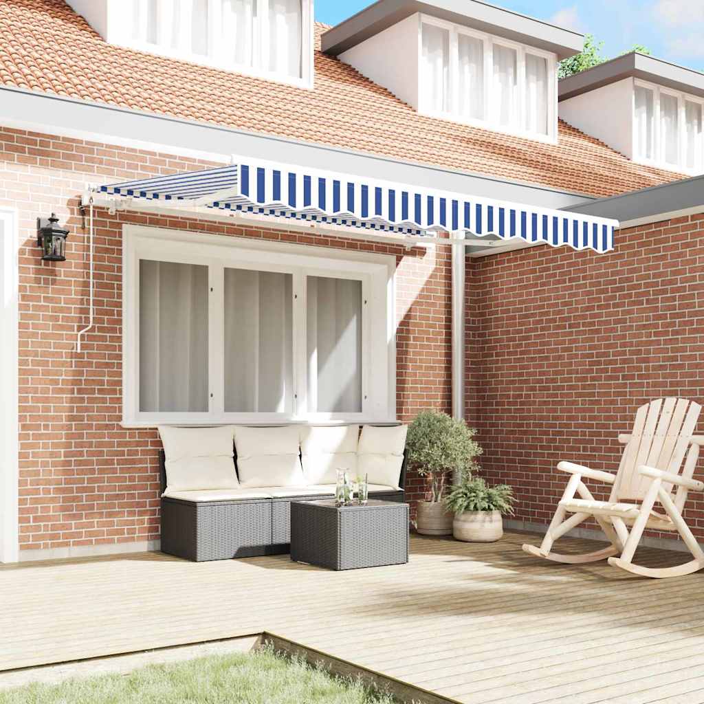 Tenda Retrattile Blu 250 x 200 cm Tessuto | homemem39