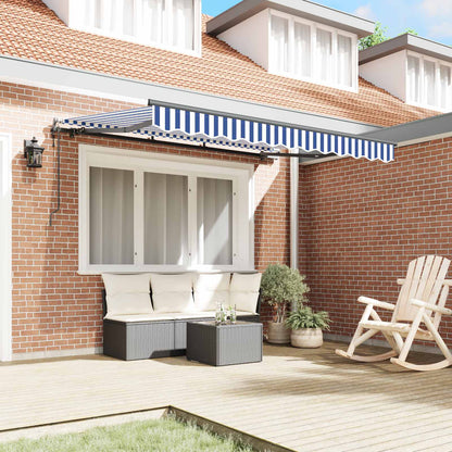 Tenda Retrattile Blu 250 x 200 cm Tessuto | homemem39