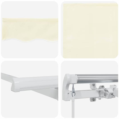 Tenda Retrattile Crema 250 x 200 cm Tessuto | homemem39