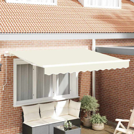Tenda Retrattile Crema 250 x 200 cm Tessuto