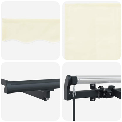 Tenda Retrattile Crema 250 x 200 cm Tessuto | homemem39