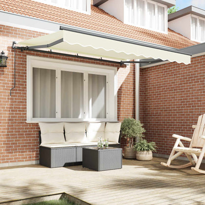 Tenda Retrattile Crema 250 x 200 cm Tessuto | homemem39
