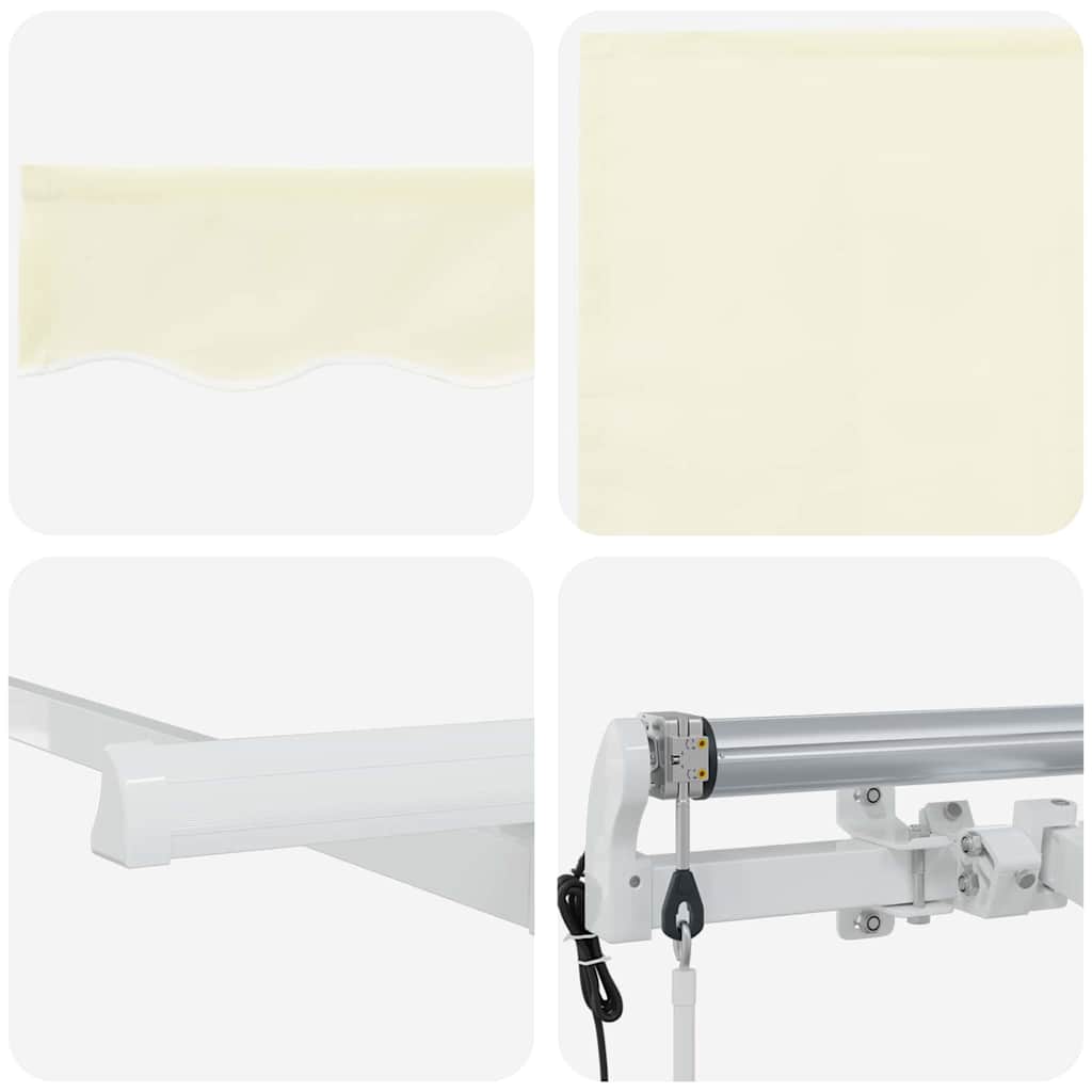 Tenda Retrattile Crema 250 x 200 cm Tessuto | homemem39