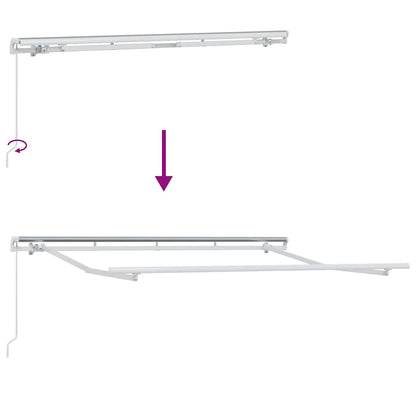 Tenda Retrattile Giallo 250 x 200 cm Tessuto | homemem39