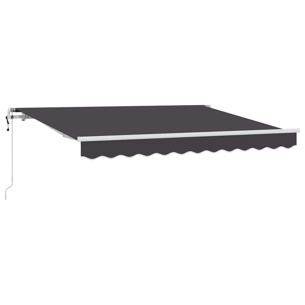 Tenda Retrattile Antracite 250 x 200 cm Tessuto