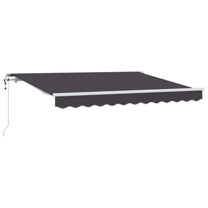 Tenda Retrattile Antracite 250 x 200 cm Tessuto