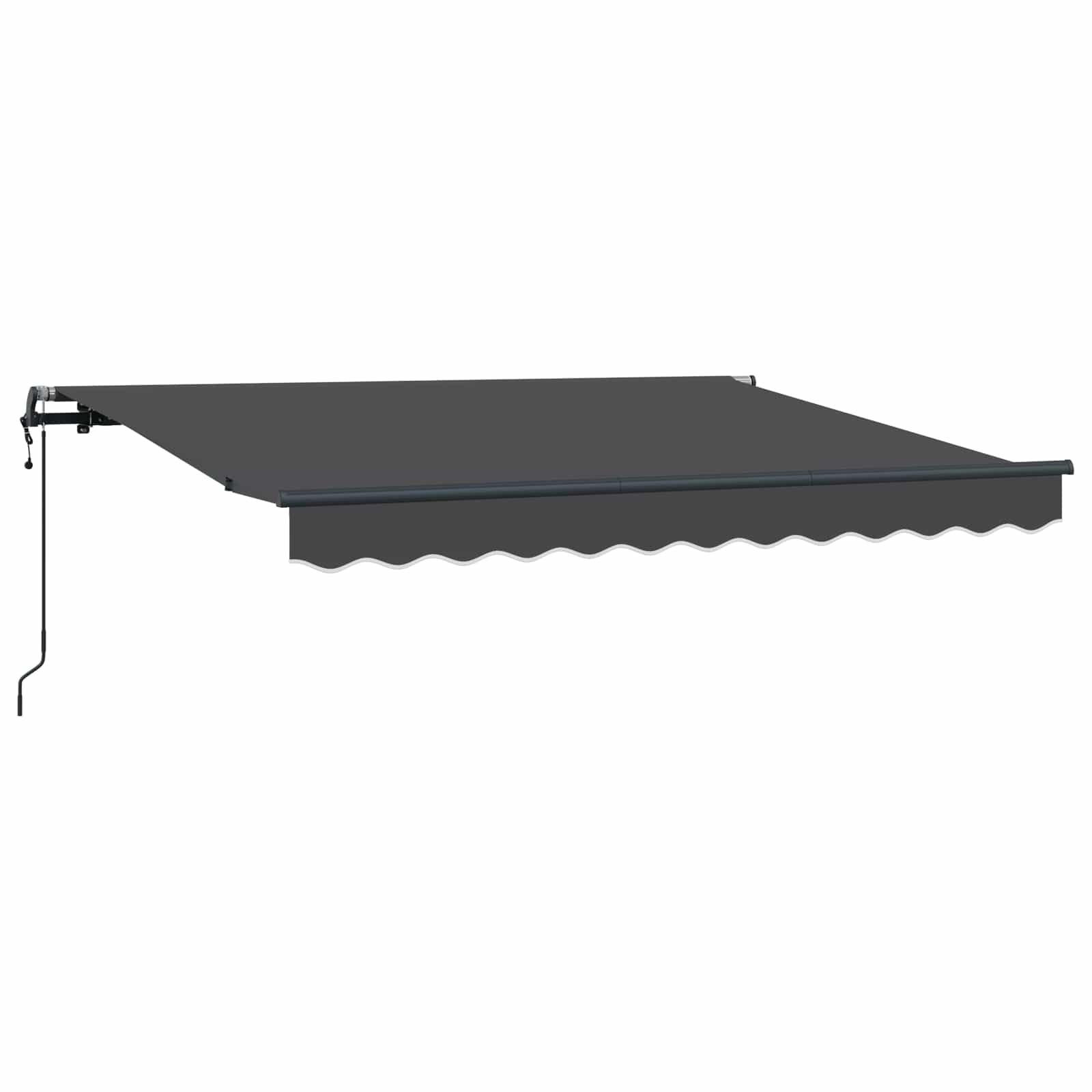 Tenda Retrattile Antracite 250 x 200 cm Tessuto | homemem39