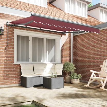 Tenda Retrattile Borgogna 250 x 200 cm Tessuto | homemem39