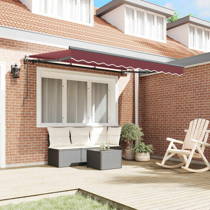 Tenda Retrattile Borgogna 250 x 200 cm Tessuto | homemem39
