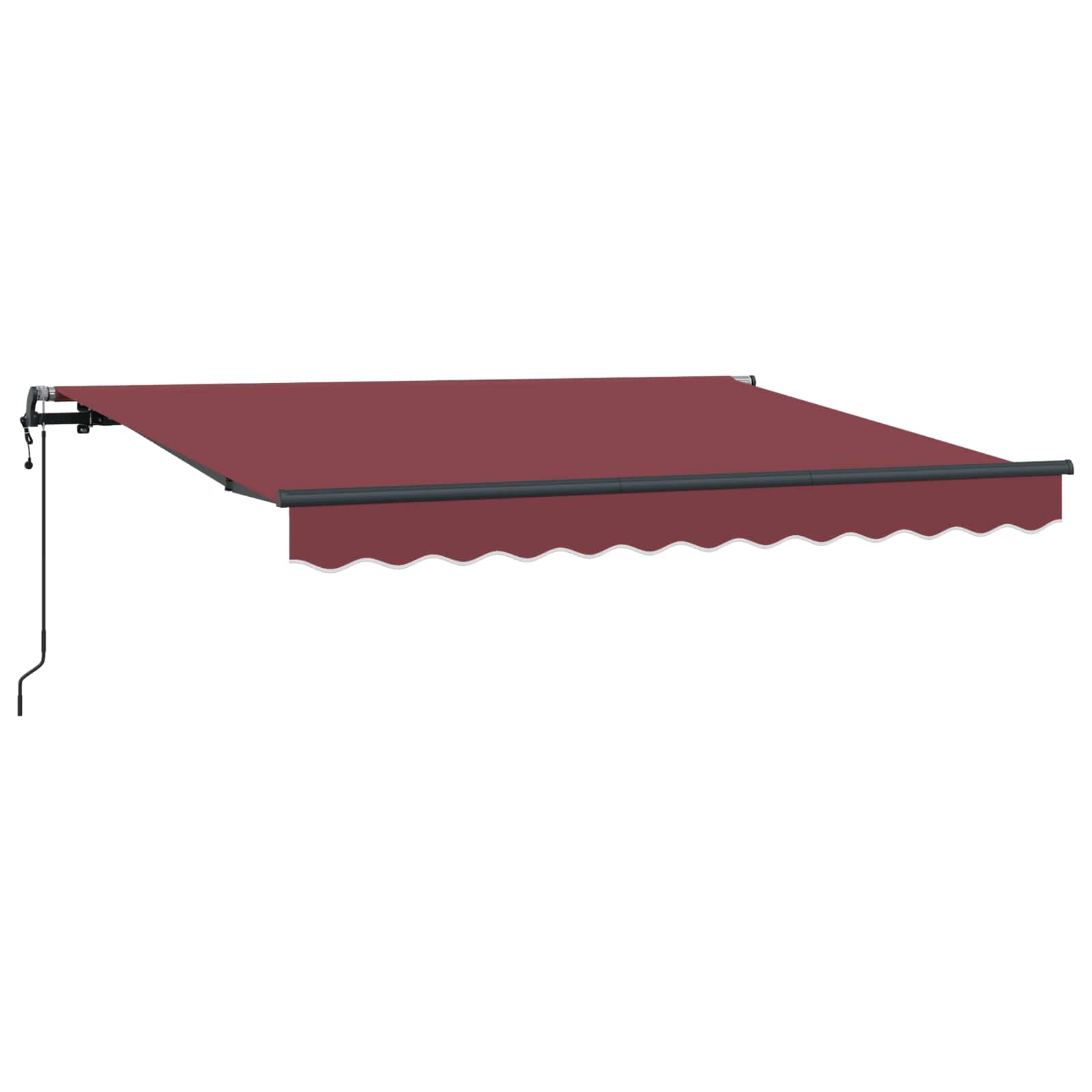 Tenda Retrattile Borgogna 250 x 200 cm Tessuto | homemem39