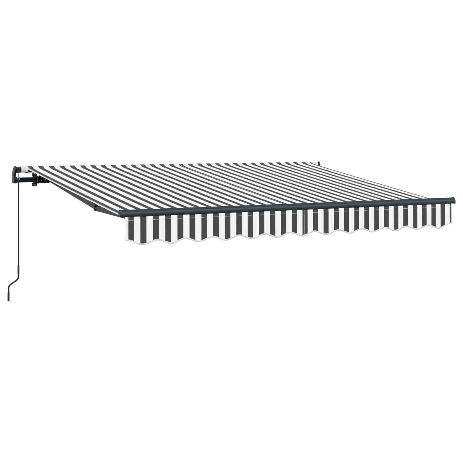 Tenda Retrattile Antracite 250 x 200 cm Tessuto | homemem39