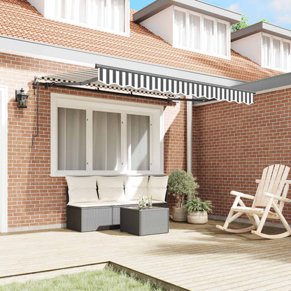 Tenda Retrattile Antracite 250 x 200 cm Tessuto | homemem39