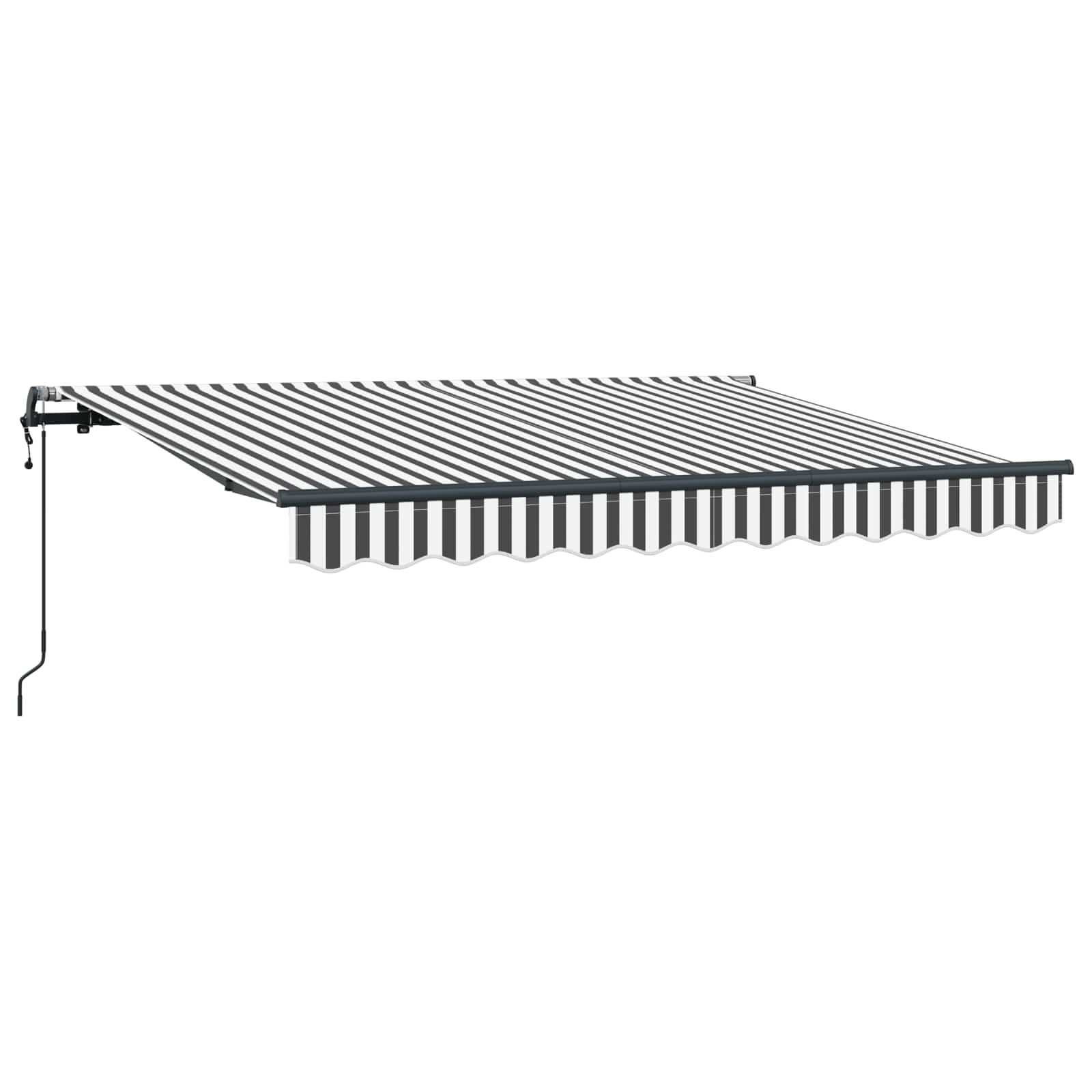 Tenda Retrattile Antracite 250 x 200 cm Tessuto | homemem39