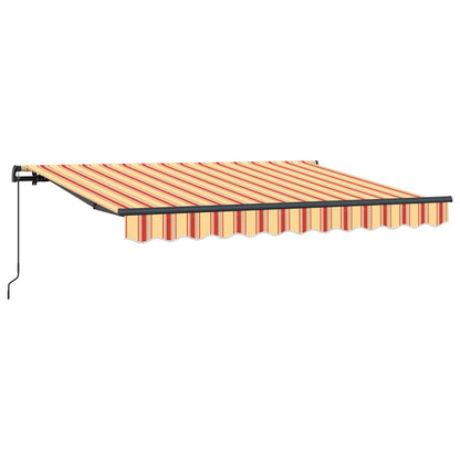 Tenda Retrattile Giallo e Arancione 250 x 200 cm Tessuto | homemem39