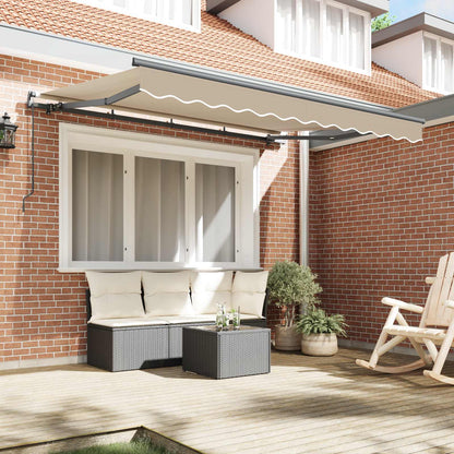 Tenda Retrattile Beige 250 x 200 cm Tessuto | homemem39
