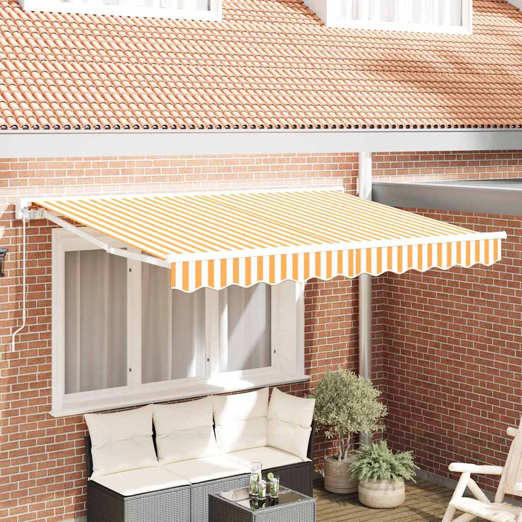 Struttura della tenda Giallo e Bianco 300 x 200 cm | homemem39