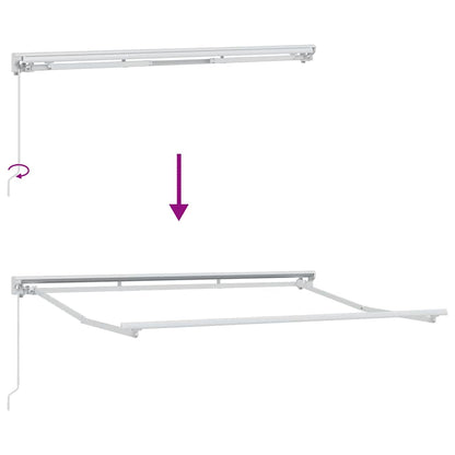 Struttura della tenda Giallo e Bianco 300 x 200 cm | homemem39