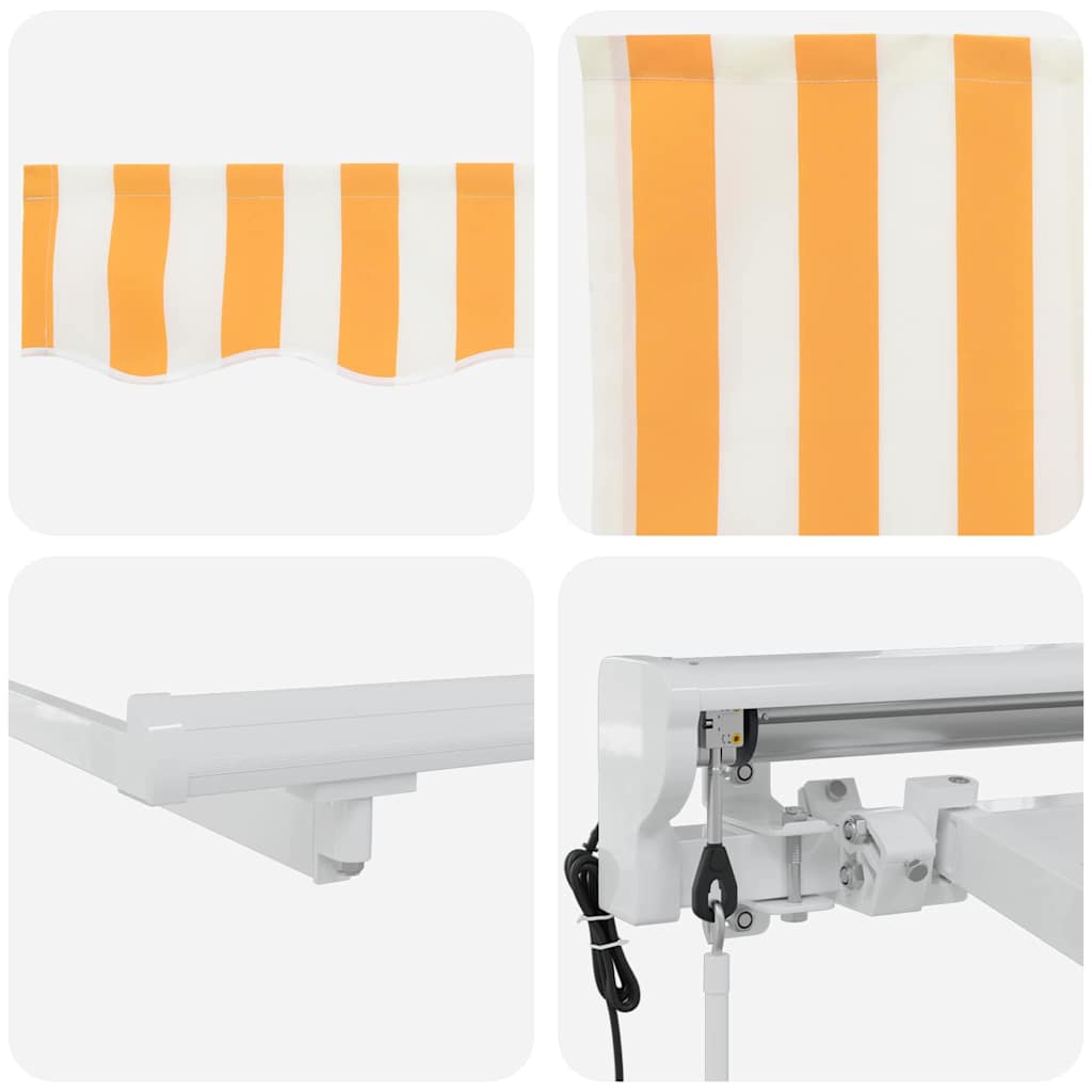 Struttura della tenda Giallo e Bianco 300 x 200 cm | homemem39