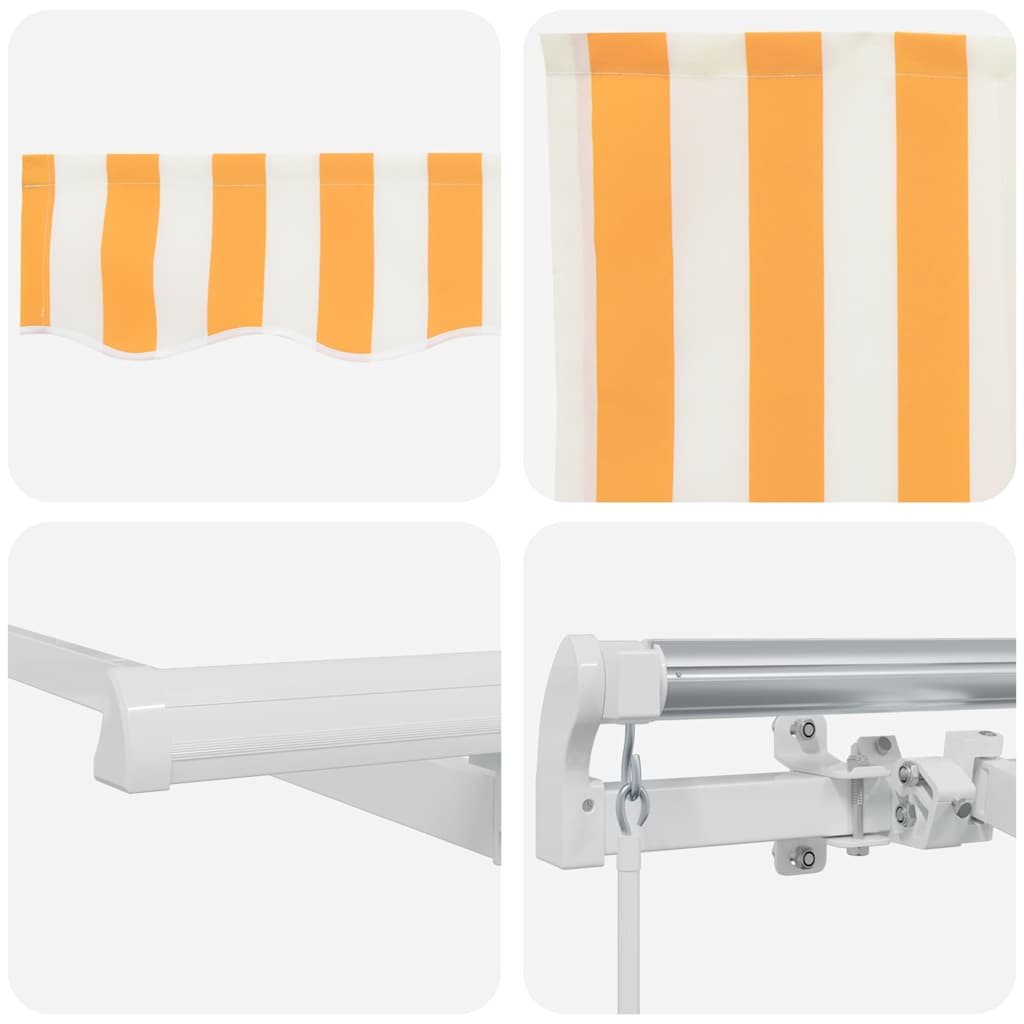 Tenda retrattile Giallo 300 x 200 cm Tessuto | homemem39