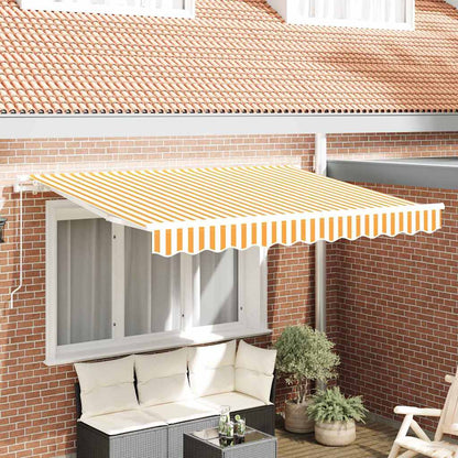 Tenda retrattile Giallo 300 x 200 cm Tessuto | homemem39
