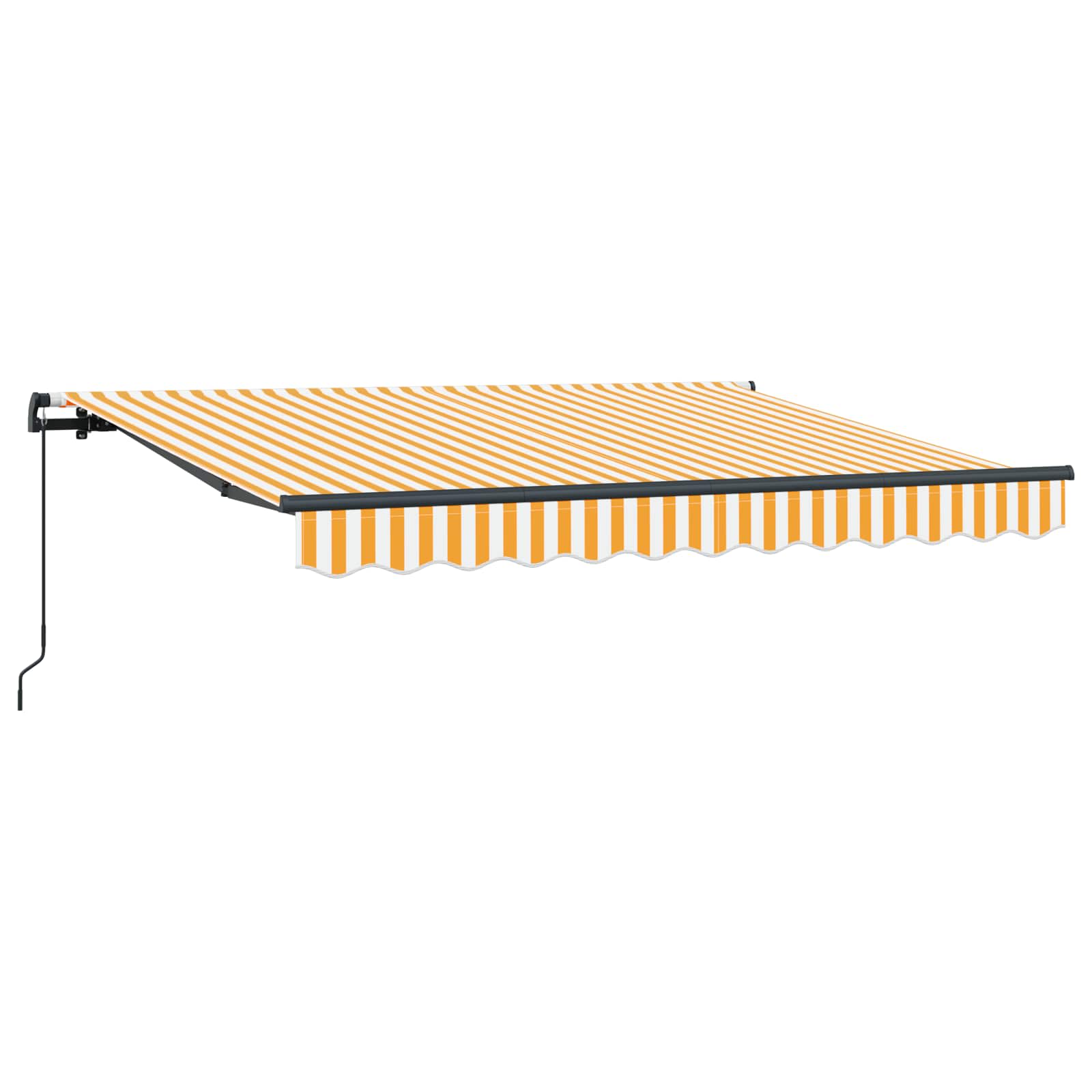 Tenda retrattile Giallo 300 x 200 cm Tessuto | homemem39