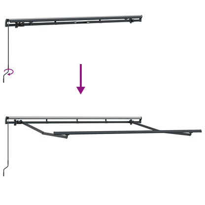 Tenda retrattile Giallo 300 x 200 cm Tessuto | homemem39