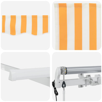 Tenda retrattile Giallo 300 x 200 cm Tessuto | homemem39