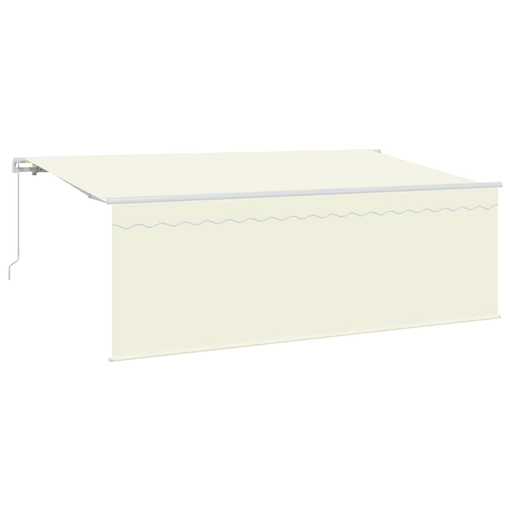 Tenda Retrattile Crema 350 x 200 cm Poliestere e Alluminio | homemem39