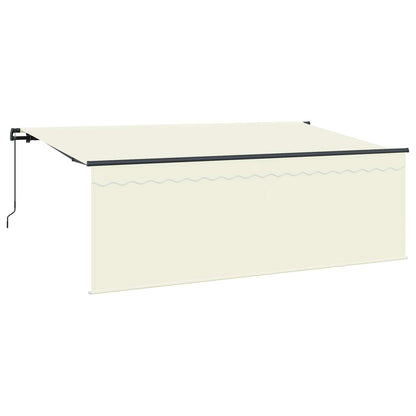 Tenda Retrattile Crema 350 x 200 cm Poliestere e Alluminio | homemem39