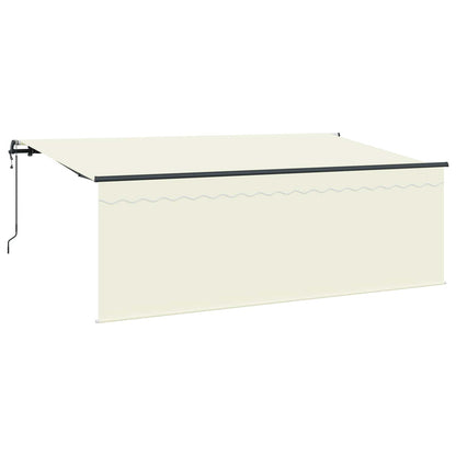 Tenda Retrattile Crema 350 x 200 cm Poliestere e Alluminio | homemem39