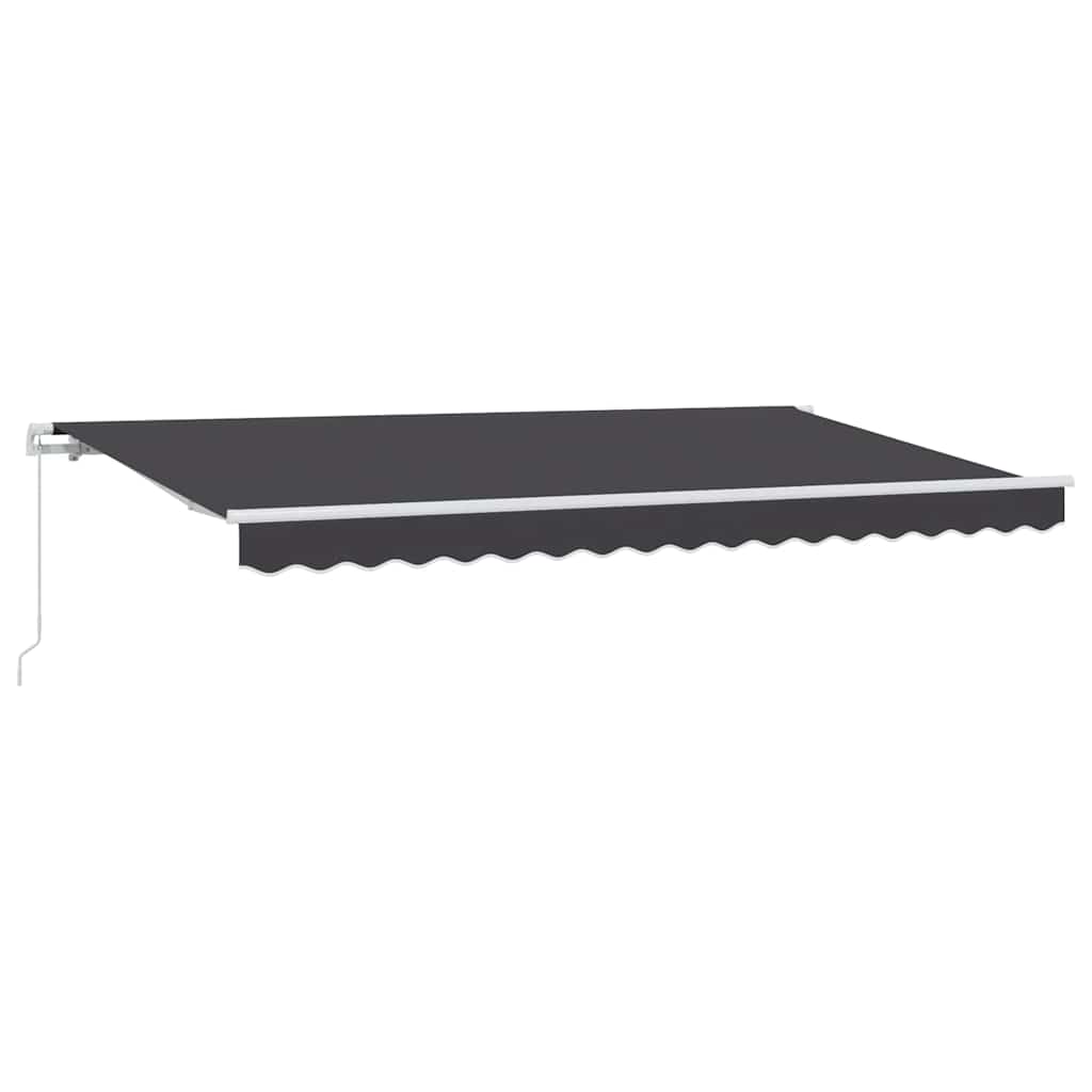 Tenda Retrattile Antracite 350 x 200 cm Tessuto | homemem39