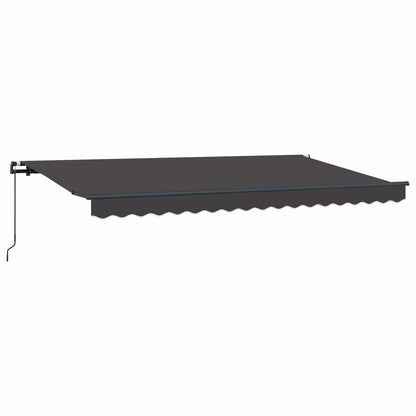 Tenda Retrattile Antracite 350 x 200 cm Tessuto | homemem39